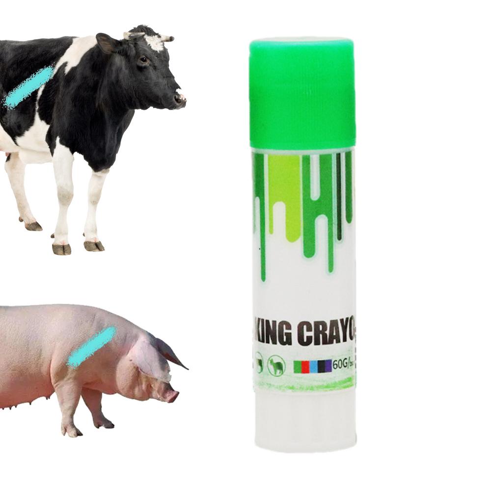 Vieh Marker Buntstift Ebene Marker Buntstift Vieh Malerei Buntstift hochreine Paraffin Basis sicher für Enten rinder Schwein Schafe: Grün