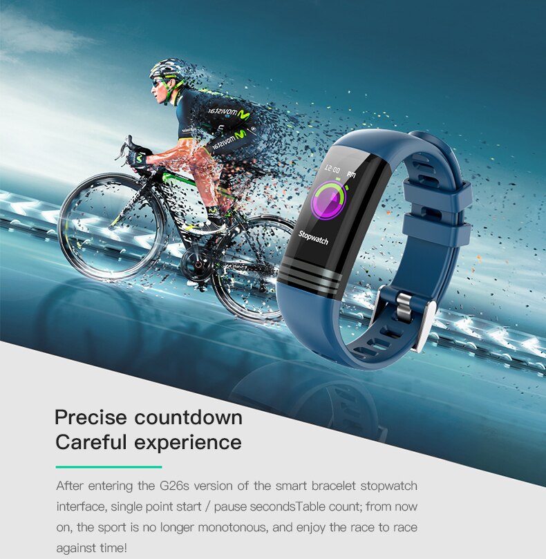 Bluetooth Smart Bracelet For G26S Pro Heart Rate H... – Grandado