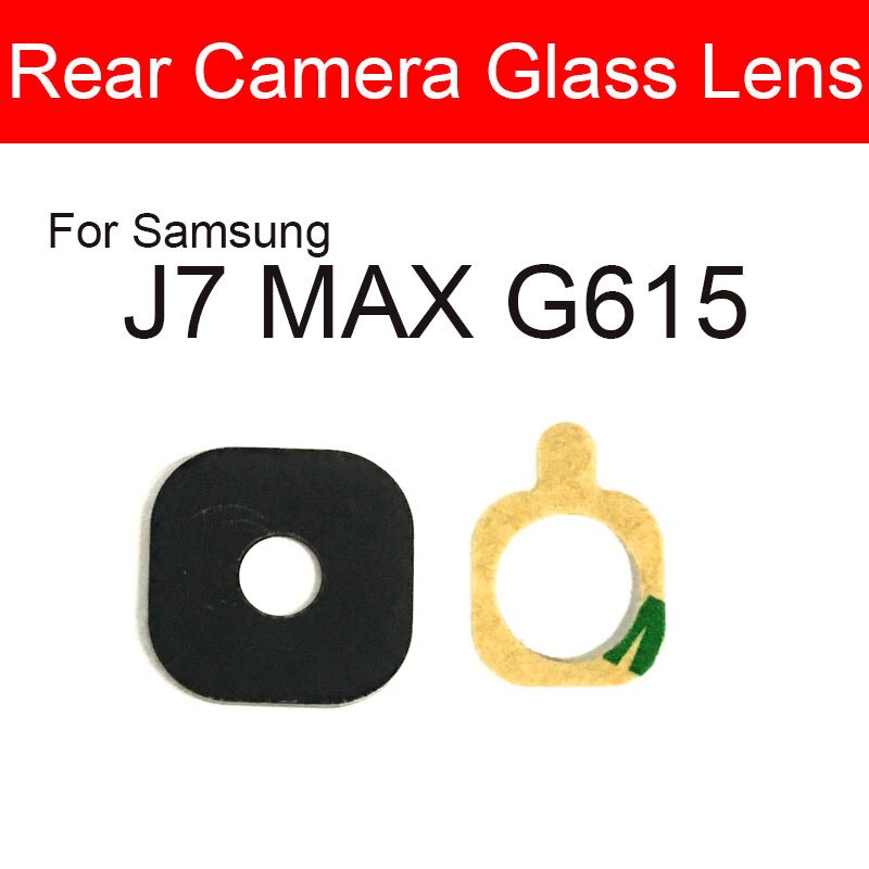 Cámara trasera de cristal para Samsung Galaxy J1 J2 J3 J5 J7 Pro , , , J337 J310 J330 J510 J530 J710 J730 + adhesivo: J7 MAX G615