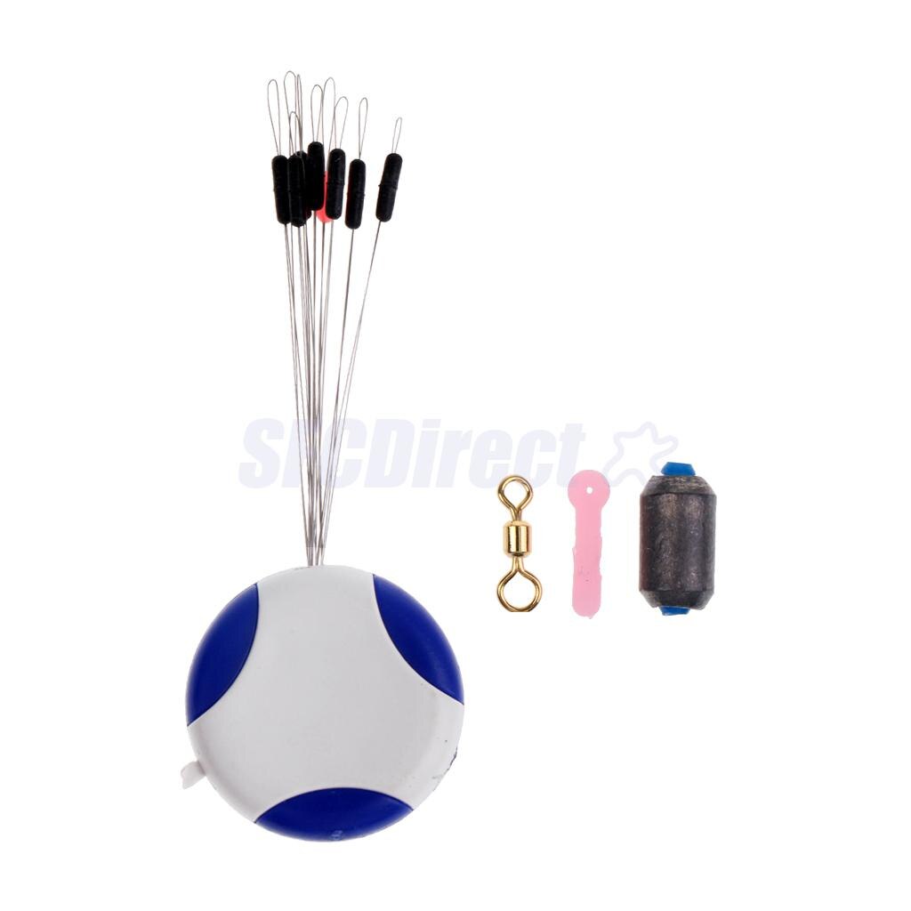 4 in 1 Fishing Tackle Tools - Fishing Space Beans Fishing Sheet Lead Float Seat and Swivels 5 Size Available