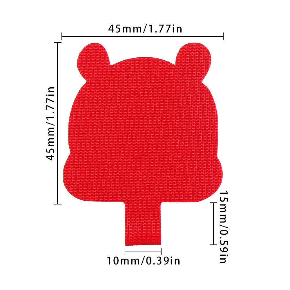 1Pc Universal Mobile Phone Lanyard Card Gasket Cute Bear shape Detachable Adjustable Necklace Clip Snap Cord Rope Patch