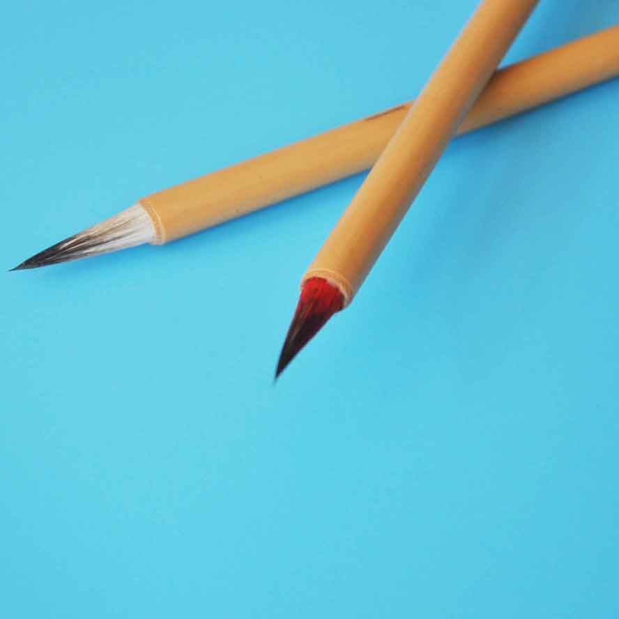 Akvarel papir håndlavet kinesisk rispapir til malerier og kalligrafi kina xuan papir: Matchende børste