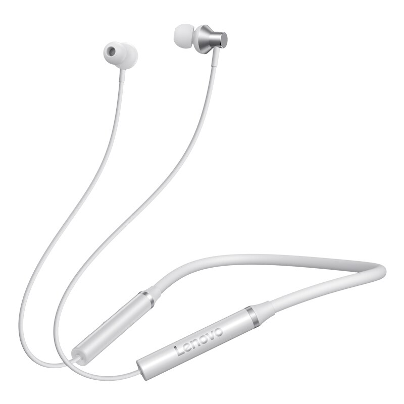 Auricolari Bluetooth originali Lenovo lui05X auricolari senza fili cuffie magnetiche con archetto da collo cuffie sportivo impermeabili con microfono: bianca