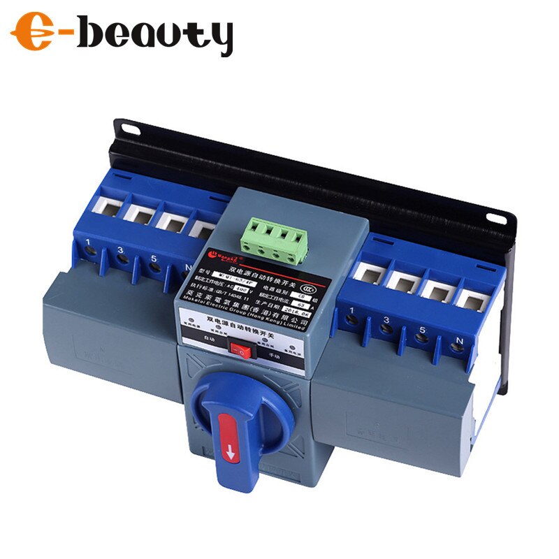 Diesel Generator Parts Automatic Transfer Switch 4P 63A 380V