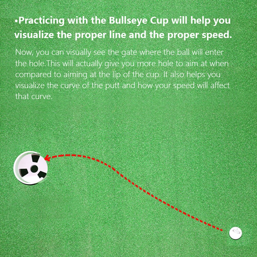Golf Practice Disc Cup Golf Semicircle Hole Cup Ring Pitching Putt Training Golf Sport Hitting Putting Semicircle Hole Equipment