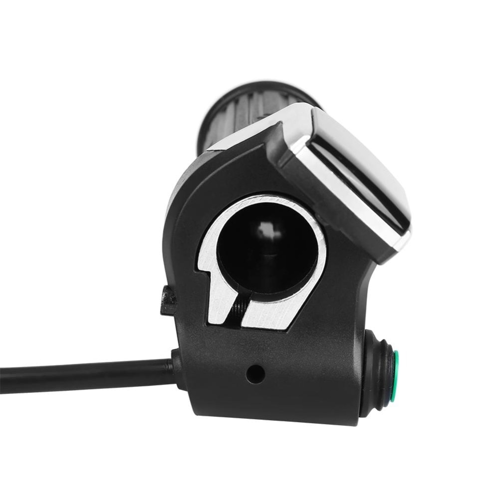 Gasreglage 1 par 36/48v elektrisk cykel gasreglage vattentät lcd -display elektrisk cykel gas ebike styrhandtag