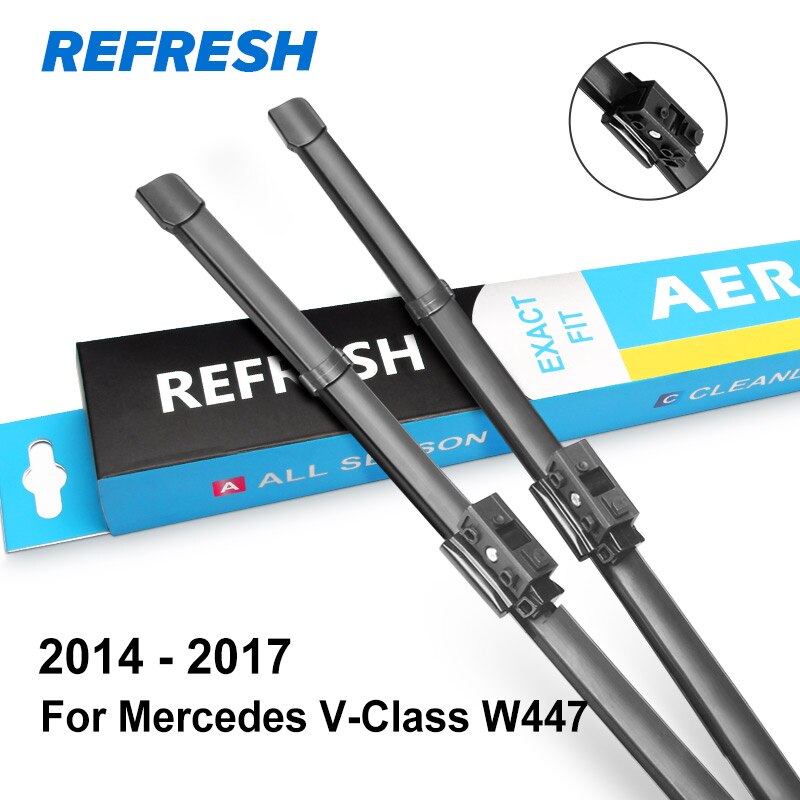 HEKO - Compatible Con Mercedes Vito V-klasse W447 2014 Deflectores Para Ventanas Laterales; Delanteros; Dos