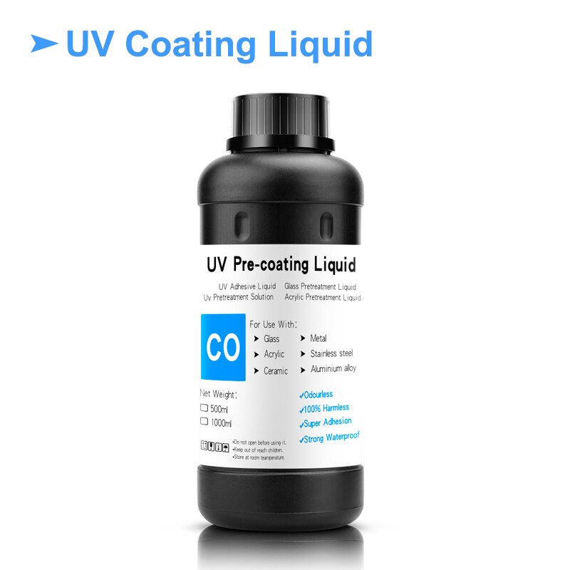 500ML LED UV tusz do Roland ECO-UV ECO-UV2/UV4/UV5/UVS LEF-12 LEF-20 LEF-30 LEF-200 LEF-300 LEC-300 LEC-330 LEC-540 LEJ-640: UV Coating