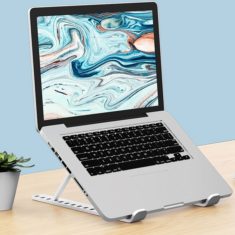 Portable Laptop Stand Foldable Non-Slip Plastic for Macbook Pro/Air iPad Bracket Adjustable Notebook Holder Stand