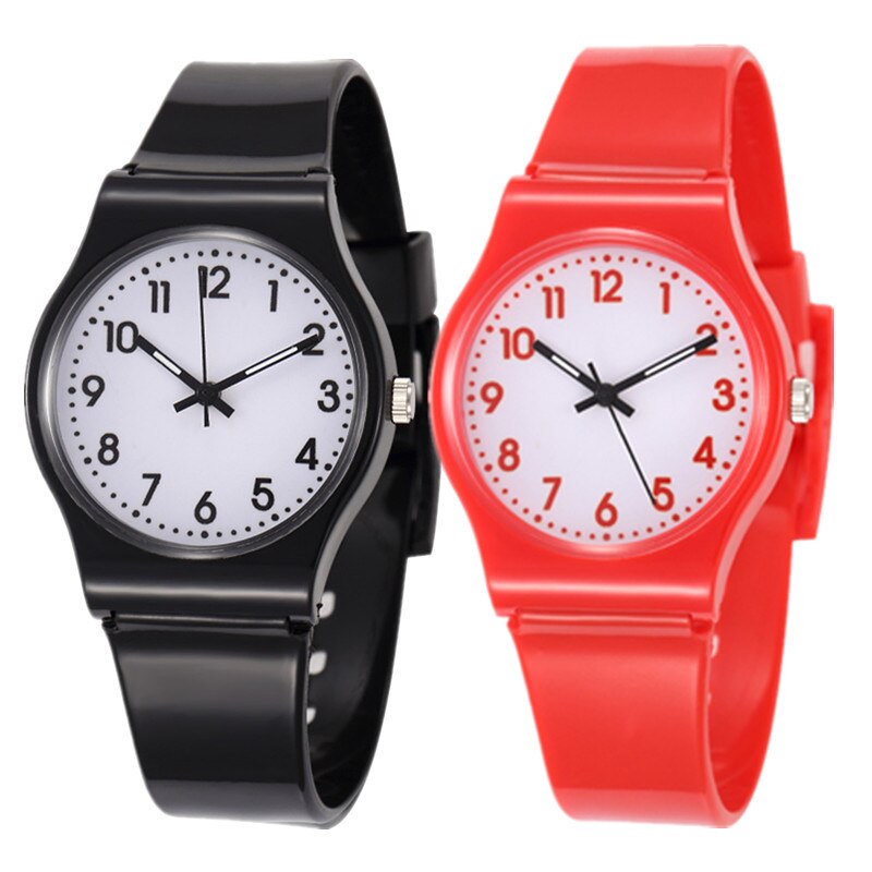Barn titta på sport barn klockor vattentät kvarts klocka armband rosa silikon armbandsur för pojkar och flickor reloj nino