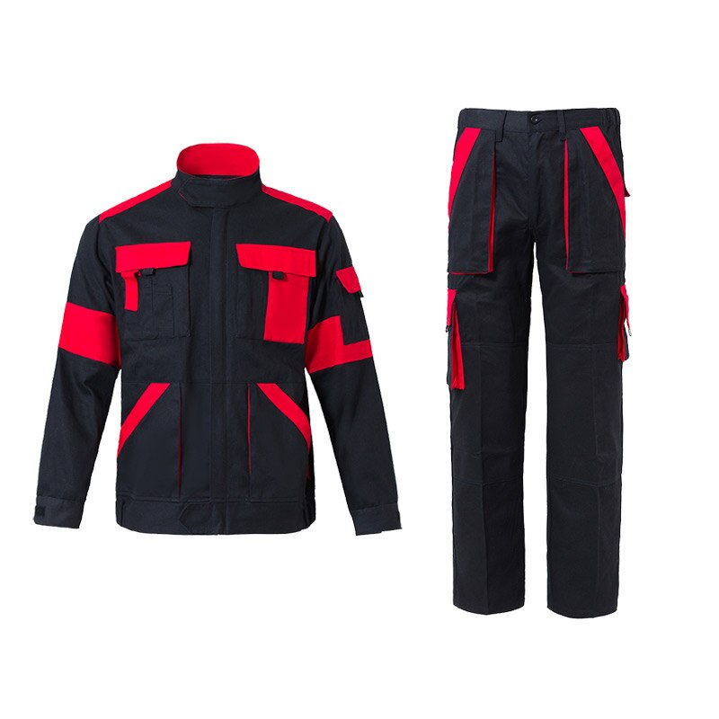 Arbeit Kleidung einstellen Männer Jacke und Hosen Anzug Tragen-Besteändig Arbeits Kleidung Werkzeug Auto Teile Uniformen Werkstatt Fabrik Arbeitskleidung