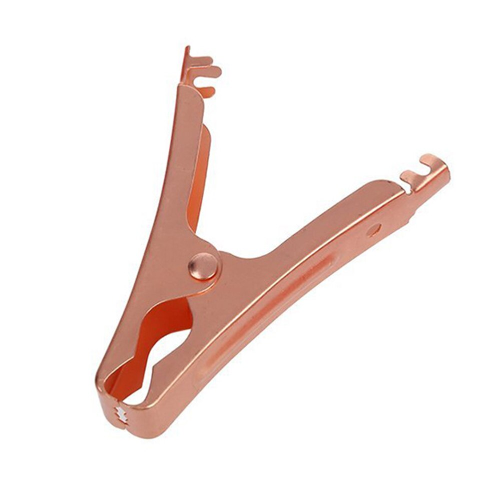 2 Pcs/Set Car Battery Clips 100A Copper Plated Insulated Alligator Clamps Red Black Crocodile Clip NJ88