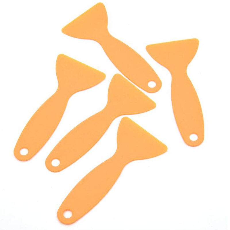 5pcs Vinyl Film Wrapping Scraper Tool Bubble Car Window Wrapping Film Phone Screen Scraper Removal Installation Accessories
