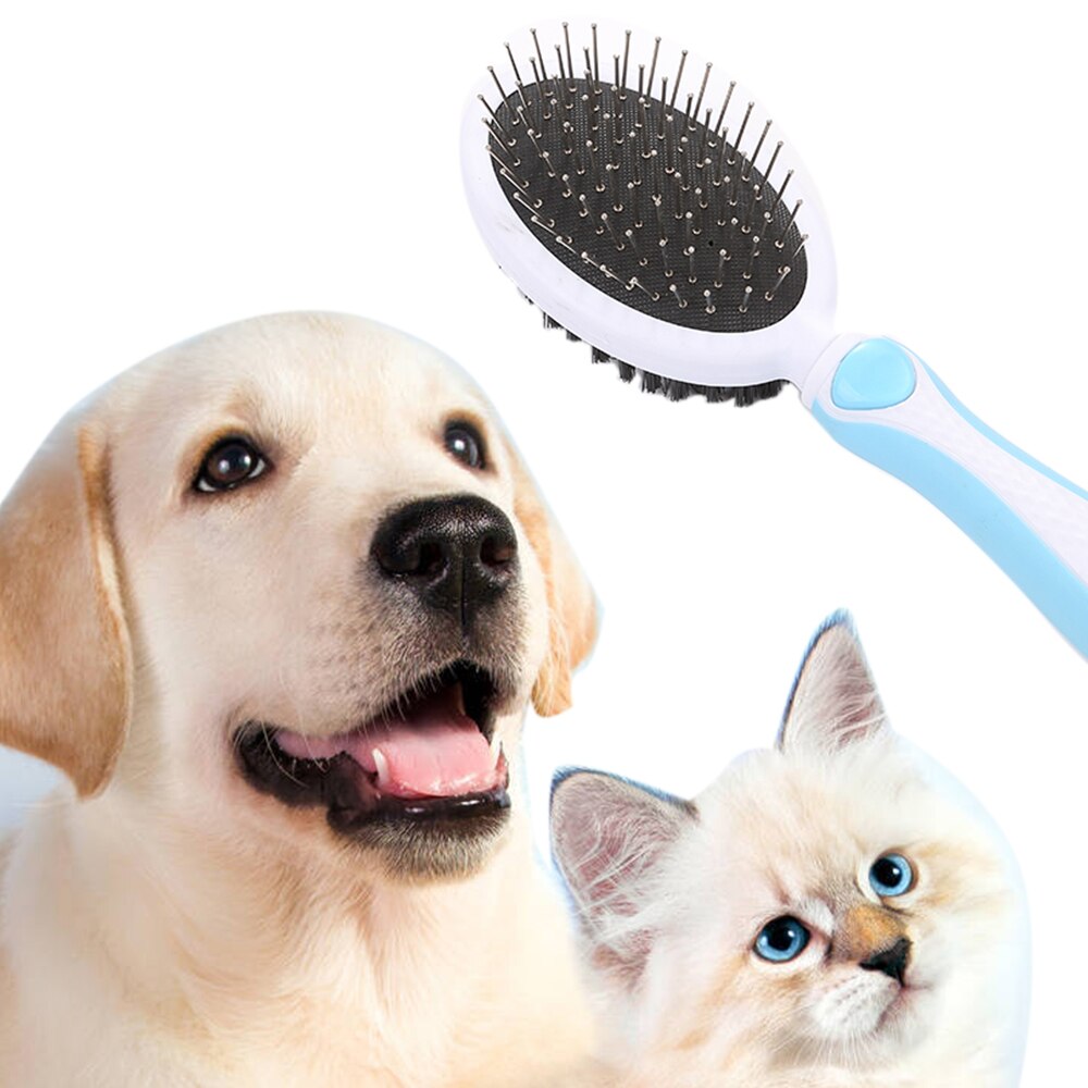 Cepillo para perros y Gatos, accesorios para Gatos y cachorros, productos para peinar y peinar, productos para perros pequeños, suministros para removedores de pelo para Mascotas #15