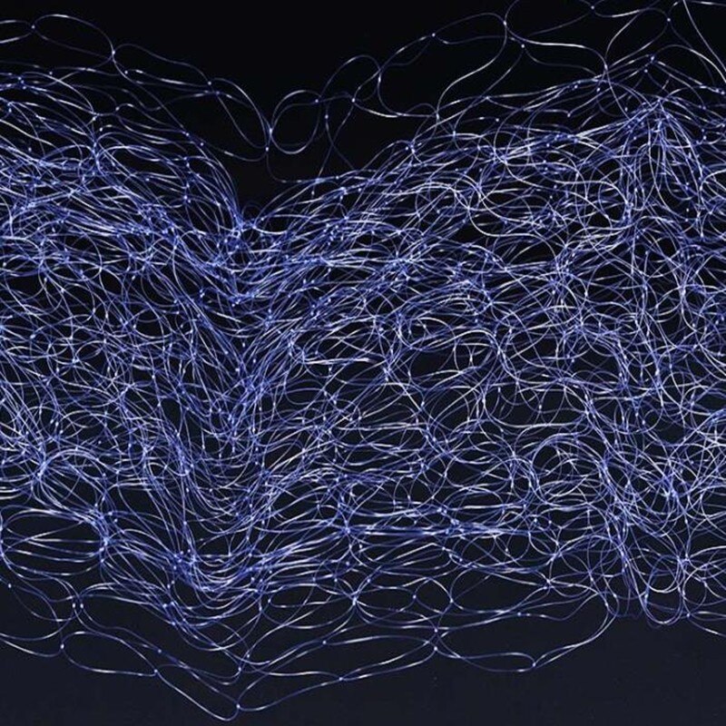 1pcs Multi Size Fishing Net Luminous Netting Trap Mesh Fishnet Tackle Copper Spring Shoal Cast Nets For Fishing Traps