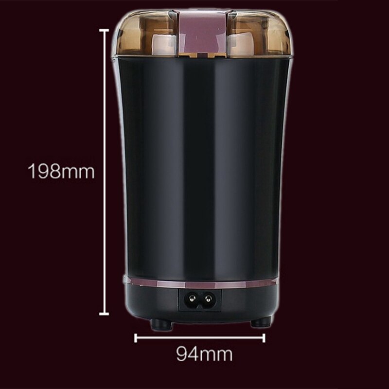 Portable Mini Grinder Home Electric Coffee Machine Powder Machine(Eu Plug)