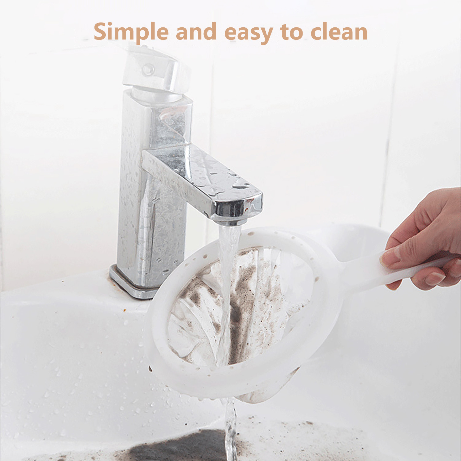 100/200/400 Mesh Reusable Nylon Ultra Fine Filter Mesh Strainer Spoon Sieve Soy Milk Juice Coffee Food Filter Kitchen Colander