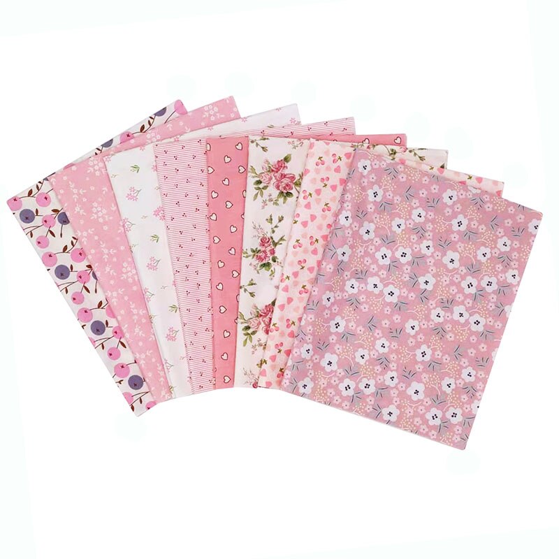 100% Cotton Fabric Cartoon Cotton Patchwork Cloth DIY Sewing Quilting Fat Quarters Material For Baby&amp;Child 8 pieces 50cm x 50cm: 50cm x 50cm / 6