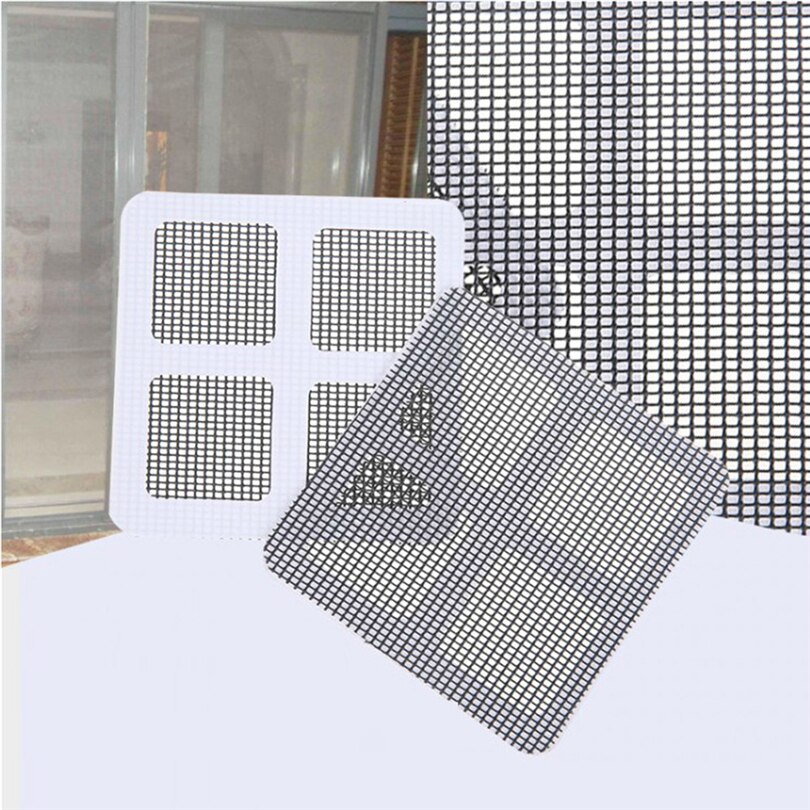 5 Pack Window Mosquito Screen Net Door Screen Repair Patch Adhesive Repair Kit Self Adhesive Repair Tape Window Repair Tool J50