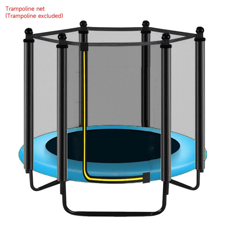 6-polig 1.2/1.4 m rund Kinder Mini-Trampolin gehäuse Netz polster wetterfester Trampolin-Netzwerks chutz
