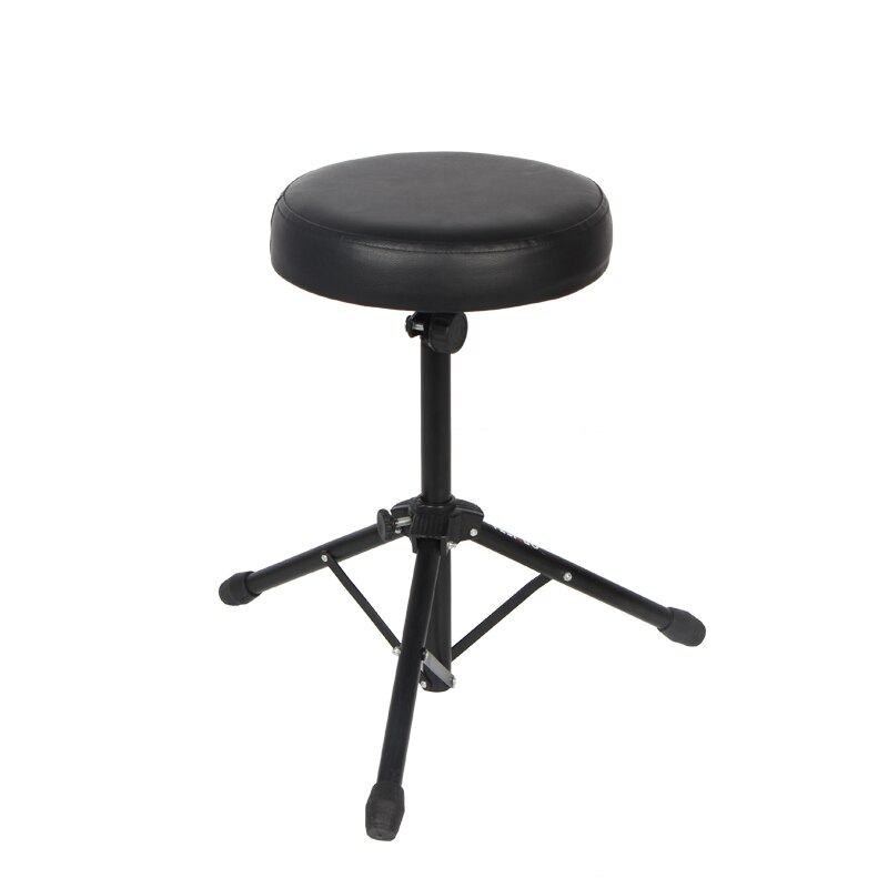 Piano Stool Round Chair For Electronic Drum Metal Piano Stool Keyboard Steel Lifting Stool Height Adjustable D-91