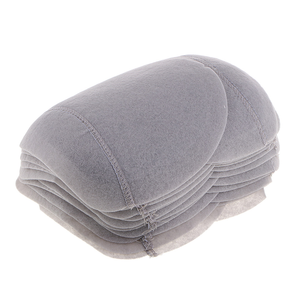 10 Pair Soft Cotton Suits Sponge Shoulder Pads Sew-In Padding Sponge Shoulder Pad for Suit T-Shirt Coat Clothes Sewing Accessory