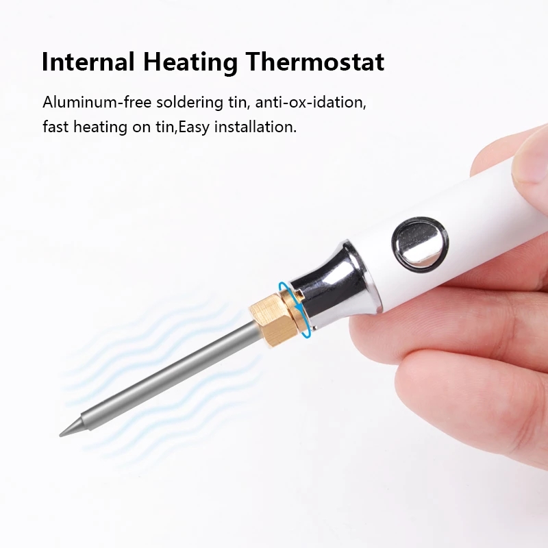 Handskit Universal USB Soldering Iron Tips 5V 8W Protable Tin Solder Iron Heating Accessories Within 24h