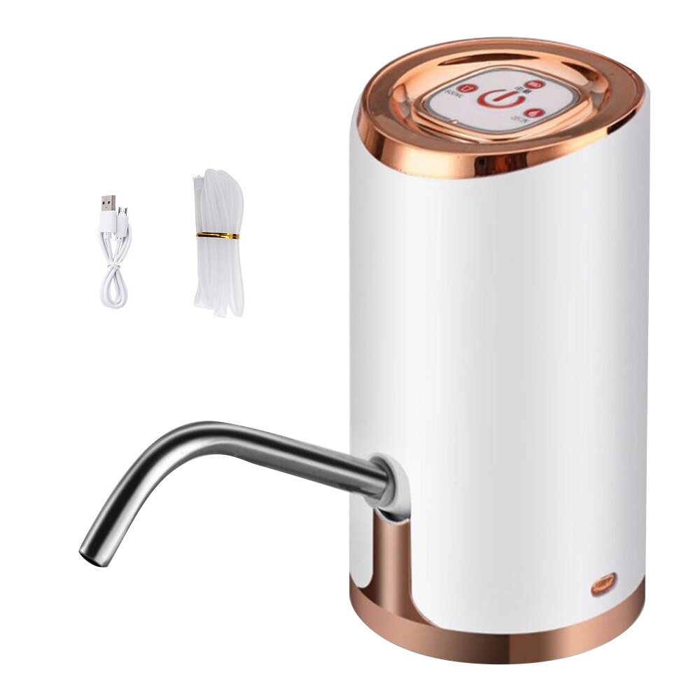 Elektrisk automatisk drikkevannsflaskepumpe usb oppladbar smart dispenser elektrisk vannpumpe: måke b