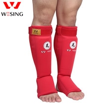 Wesing Muay Thai boxing shin guards IFMA Approved muay thai shin and instep guards for competition training