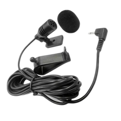 Auto-audio-mikrofon mit 2.5mm clip-klinkensteckern, stereo-mini-kabel, externes mikrofon für autoradio, dvd-player und dvd-player, 3m- lange professionelle kabel: Default Title