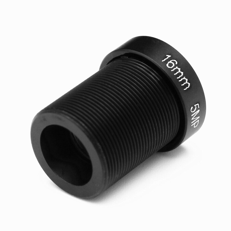 HD 1/1/2 "5mp 16mm obiektywy kamery przemysłowej IR tablica m12x0, 5 widok 50m odległość 27 stopni kąt M12 dla kamery IP bezpieczeństwa