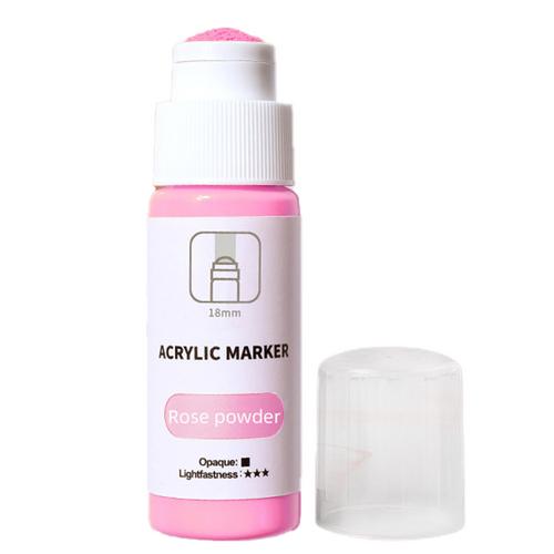 Rotuladores de pintura para grafiti, rotulador acrílico con punta de 18mm de secado rápido, permanente, fregona de 60ml, marcador para grafiti, resistente al agua y a la decoloración: Verde