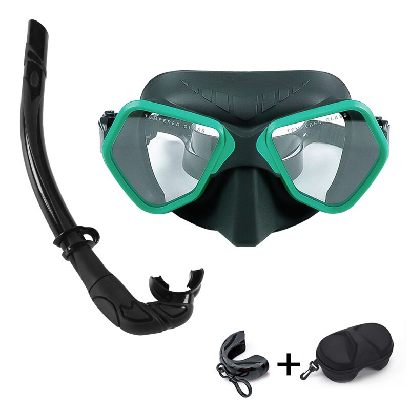 2022 Mode Gratis Duikbril Professionele Lage Volume Snorkelen Bril Volledige Gezicht Adult Scuba Masktempered Glas