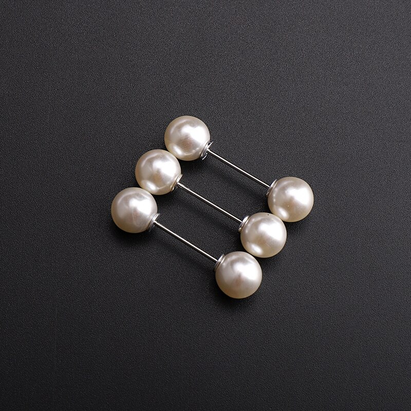 3 stk perlebroche metal vintage kvinder pige charmingexquisite krave revers pin pin smykker fest tøj tilbehør: 2