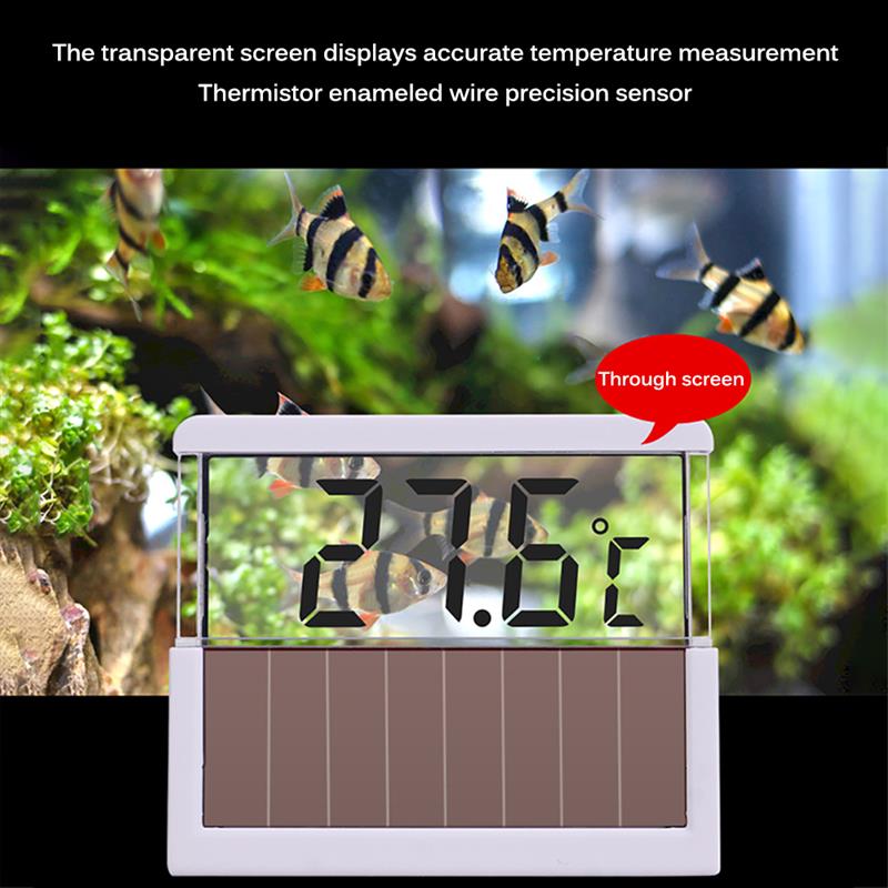 Digitale Aquarium Thermometer Celsius Fahrenheit Schakelbare Thermometer Zonne Aquarium Thermometer Temperatuur Meten Tool