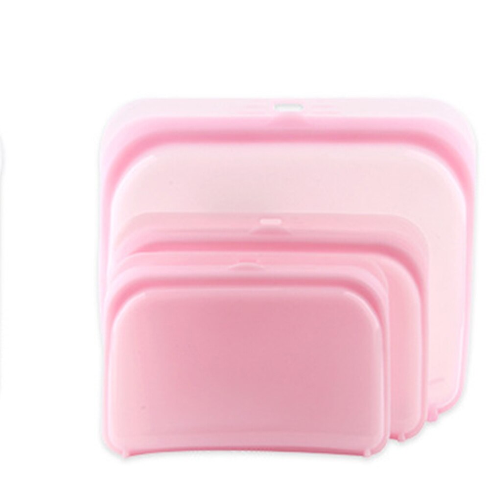 Silicone fresh-keeping bag Food Grade Freezing High Tightness Fruit Vegetable Packaging Refrigerator Food Storage Bag 1 Pc: B / L