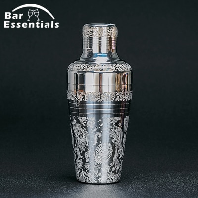 1pc 500ml Stainless Steel Cocktail Shaker Cocktail Mixer Wine Martini Drinking Japanese Style Shaker Party Bar Tools