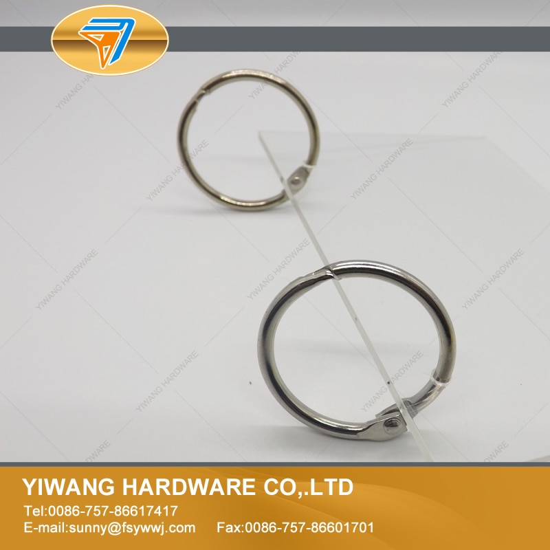 10pcs per set metal book binder rings wall calendar circle O ring card collection binder clip multipurpose ring