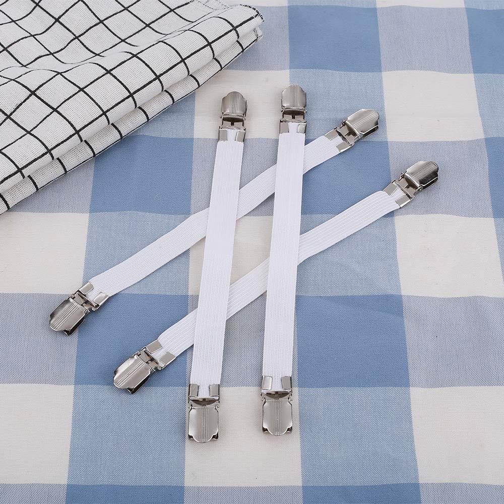 4X Ironing Board Cover Clip Fasteners Brace Bed Sheet Grips Holder Folder