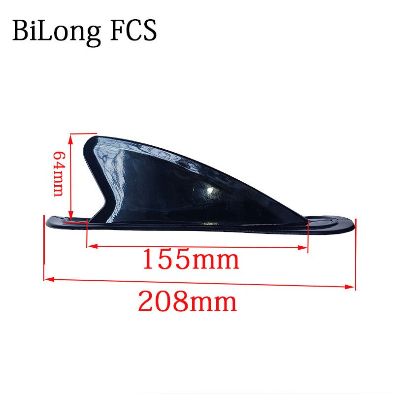 inflatable surfboard caudal fin soft tail rudder side surf fins soft SUP surfboard FIN 2.5 inch height surfing: Default Title