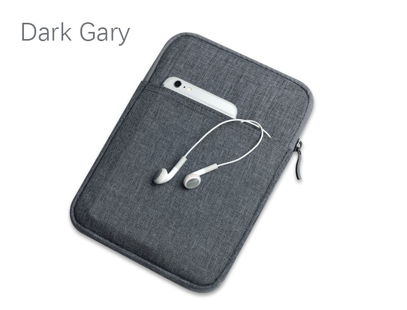 Handtas hoes tas hoes voor chuwi  hi9 air/hipad x hibook  hi10 pro remix 10.1 inch tablet schokbestendig waterdicht tasje: Stijl 2 donkere gary