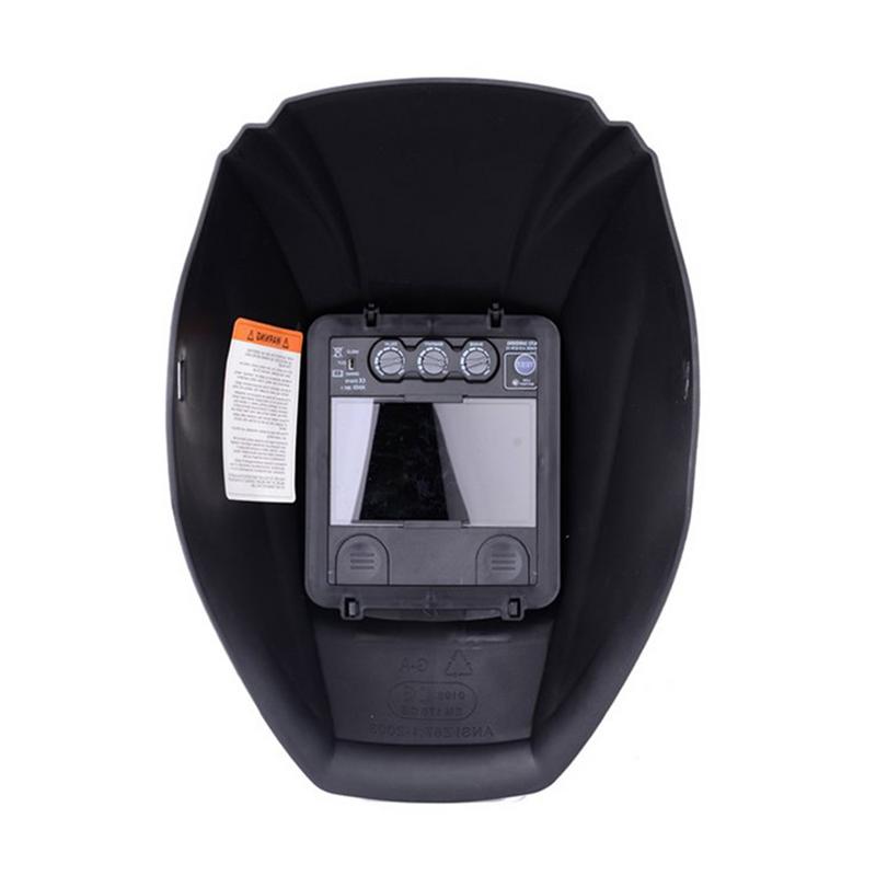 Helmet Shield Solar Welding Auto Varnishing Mask Replacement Head-Mounted Automatic Dimming Feature With Adjustable Large Lens
