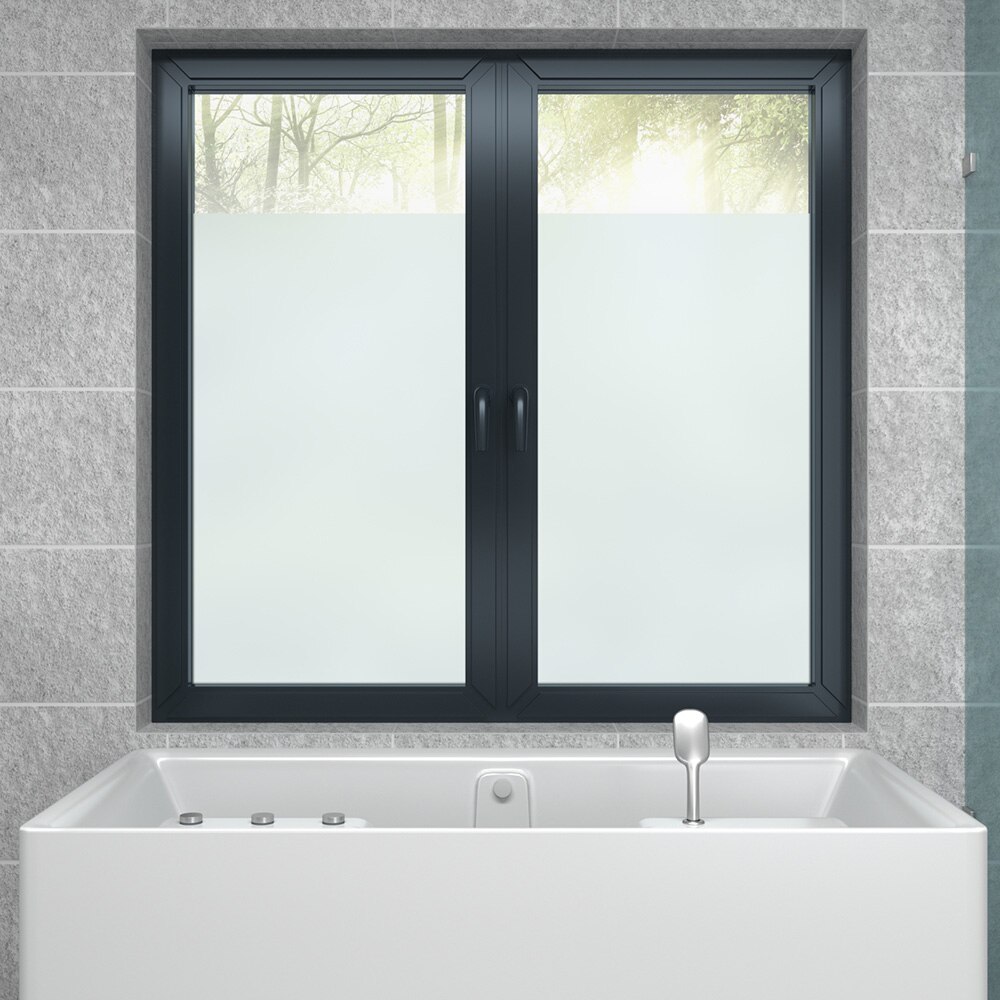 Electrostatic Frosted Glass Film Sticker Bathroom Toilet Window Sticker Translucent Opaque Anti-lighting Household
