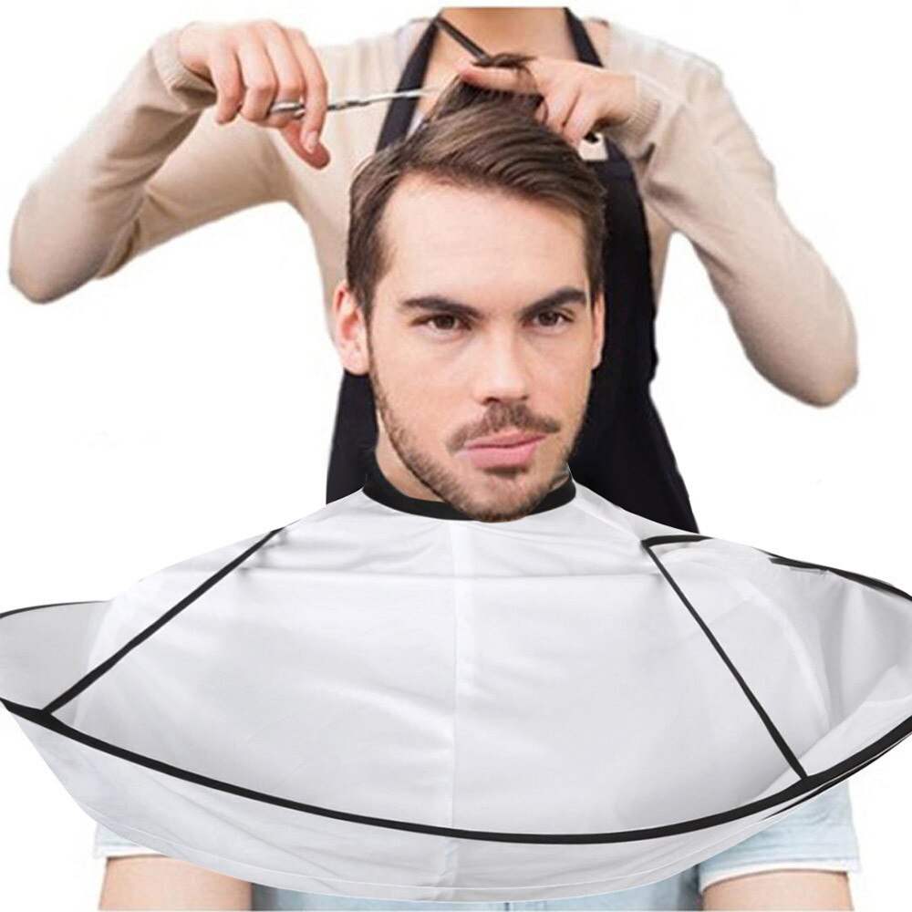 DIY Haar Schneiden Mantel Regenschirm Haarschnitt Kap Haar Barbier Kleid Schürze Tuch Wasserdichte Farbstoff Salon wickeln Schützen Friseur Werkzeuge: B