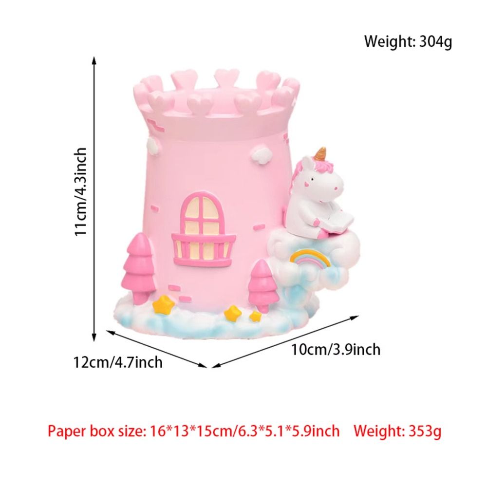 Portalápices de decoración de escritorio, adornos de escritorio de resina de zanahoria, portalápices, almacenamiento de oficina, organizador de papelería de escritorio de conejo para el hogar