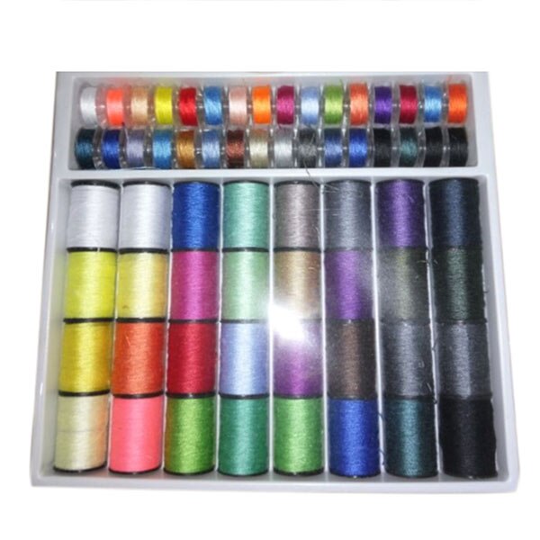 64 Thread Spools Sewing Kits Needle Tape Scissor Multifunction DIY Sewing Tools threads for overlock sewing accessories thread
