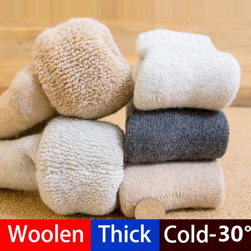 Style Real Woolen Thick Kids Socks Winter Soft Warm Baby Thermal Floor Socks Boy Girl Children Socks WZ02