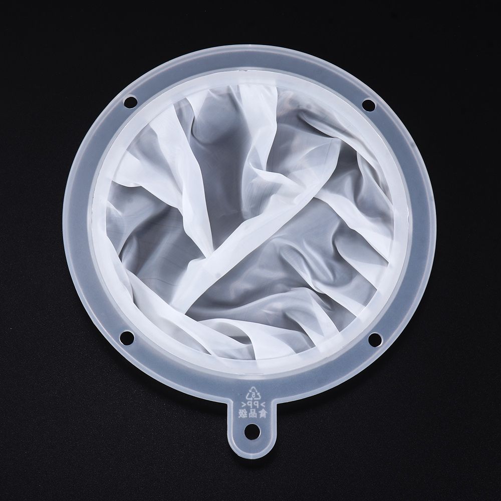13/15CM Edelstahl Trichter 100-450 Mesh Nylon Filter Obst Milch Traditionellen Chinesischen Medizin Öl Weiß wein Gekocht Wasser