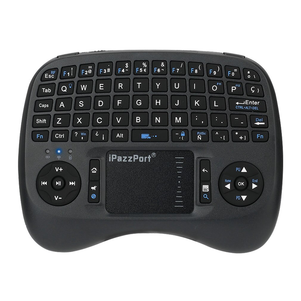 2.4GHz Mini Wireless QWERTY Keyboard with Backlight For Desktop / Laptop Dual Mouse USB Receiver Plug and Play 4 Languages