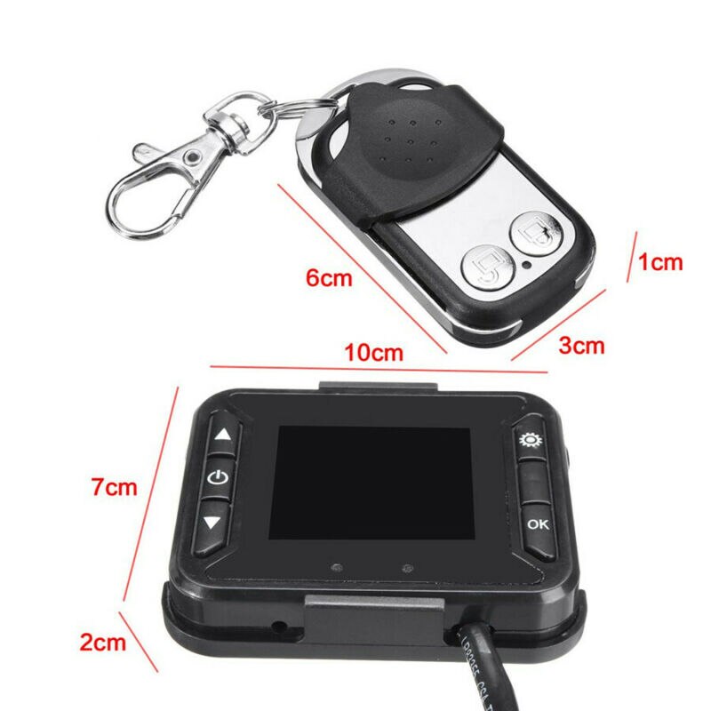 Delar lcd monitor switch tillbehör 12v med fjärrkontroll bil lastbil